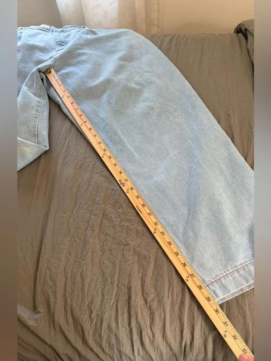 Big Bud Press Denim Hi-Rise Trousers. Size Large. - Picture 16 of 16